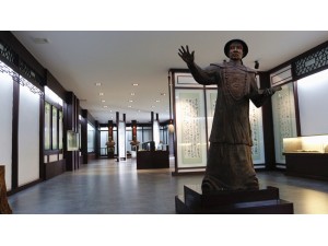 桐城派文化展廳一角